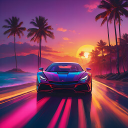 Icon for Synthwave Car 10