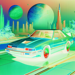 Icon for Synthwave Car 32
