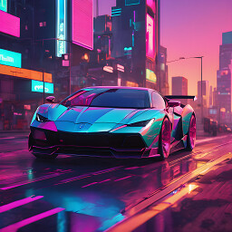 Icon for Synthwave Car 9
