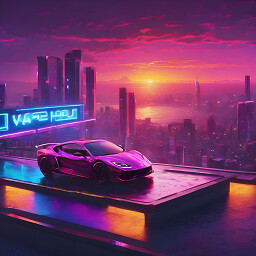 Icon for Synthwave Car 81