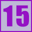 Icon for 15 level complete