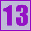 Icon for 13 level complete