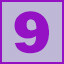 Icon for 9 level complete