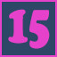 Icon for 15 level complete
