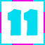 Icon for 11 level complete