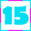 Icon for 15 level complete