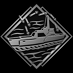 The warship of the purple sea