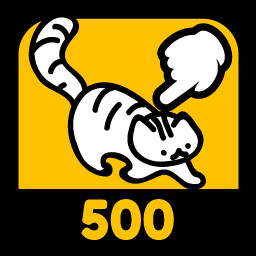 Pat 500 cats
