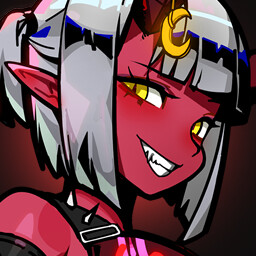 Beautiful crimson sunset achievement icon for Maid Survivors : Little Angels