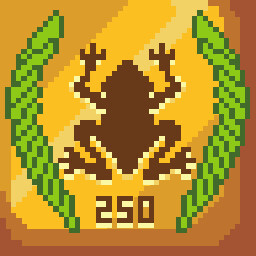 Kill 250 frogs in one run