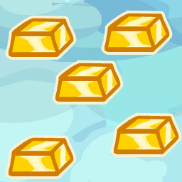 Gold income achievement icon for Block Tower TD 2