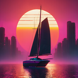 Icon for Synthwave Boat 8