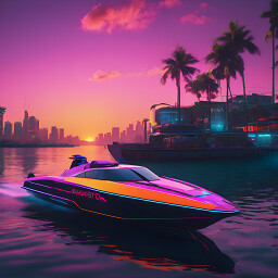 Icon for Synthwave Boat 55