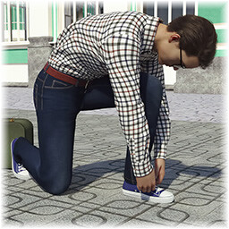 Don Quixote in blue sneakers achievement icon for RSSU - Retro Style Soviet Undies