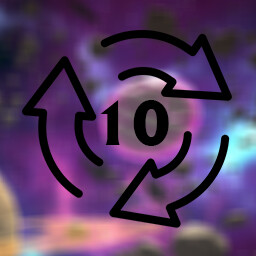 Icon for Complete a level 10 times
