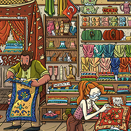 Icon for Completed Grand Bazaar level.