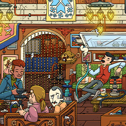 Icon for  Completed Hookah Cafe level.