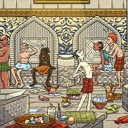 Icon for Completed Hammam level.