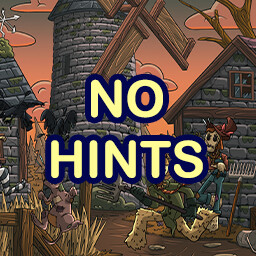 Icon for Completed Scarecrow's Fields level with no hints.