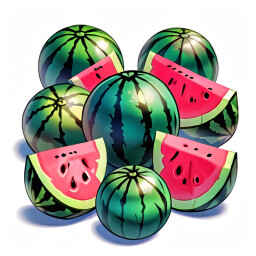 Icon for Made 100 times watermelons