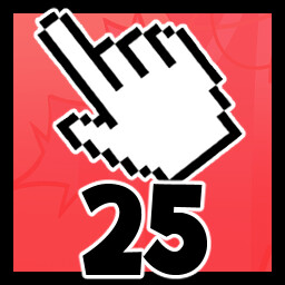 25 Clicks!