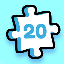 Icon for 20 jigsaw pieces