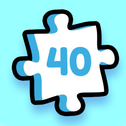 Icon for 40 jigsaw pieces