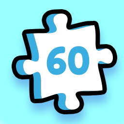 Icon for 60 jigsaw pieces