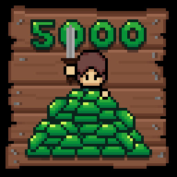 Kill 5,000 Enemies achievement icon for Echoes of Vasteria