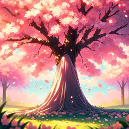 Icon for Beneath the cherry blossom tree...