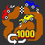 You have finished 1000 races !
