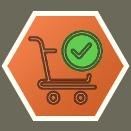 Quick Checkout achievement icon for siMarket Supermarket Simulator