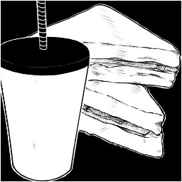 Icon for Sandwiches and fizzy drinks!