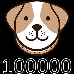 Icon for Clicked 100,000 Times!