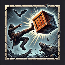 Icon for Kicked crate on monster