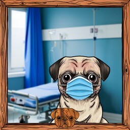 Icon for Pug in a Mask