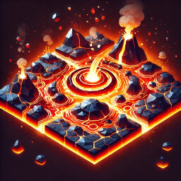 Icon for Swiming In Lava