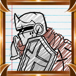 The Knight achievement icon for Graphite