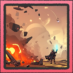First Blood achievement icon for Astrobuilder
