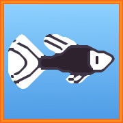 Icon for White Tuxedo Guppy