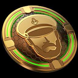 Old-timer V achievement icon for Modern Warships