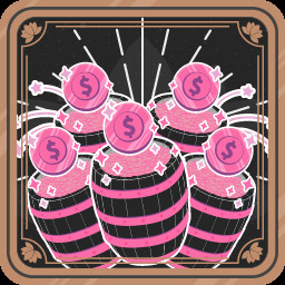 Fivefold Profit achievement icon for God of Yoga