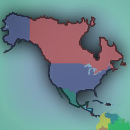 Lord of North America achievement icon for Simulator of Countries
