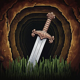 Icon for A sword at the end of a tunnel.
