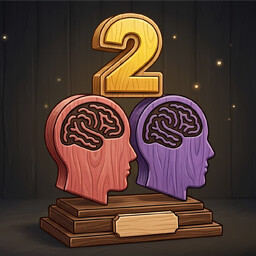 Two's Company achievement icon for Educational Family Games