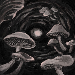 The road to the Mushroom Land