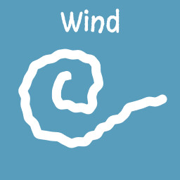 Wind achievement icon for IslaNode Rescue Signal