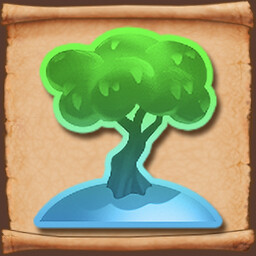 Una colina de árboles