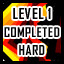 Level 1 - Hard - Level Completed