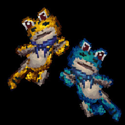 Icon for Two frogs fighting